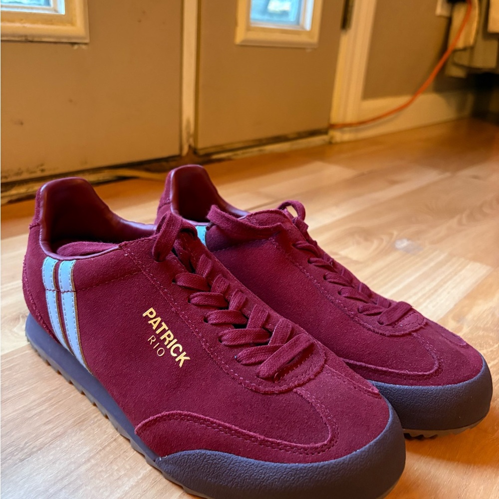 Patrick Rio Burgundy Sneakers - Picture 2 of 8